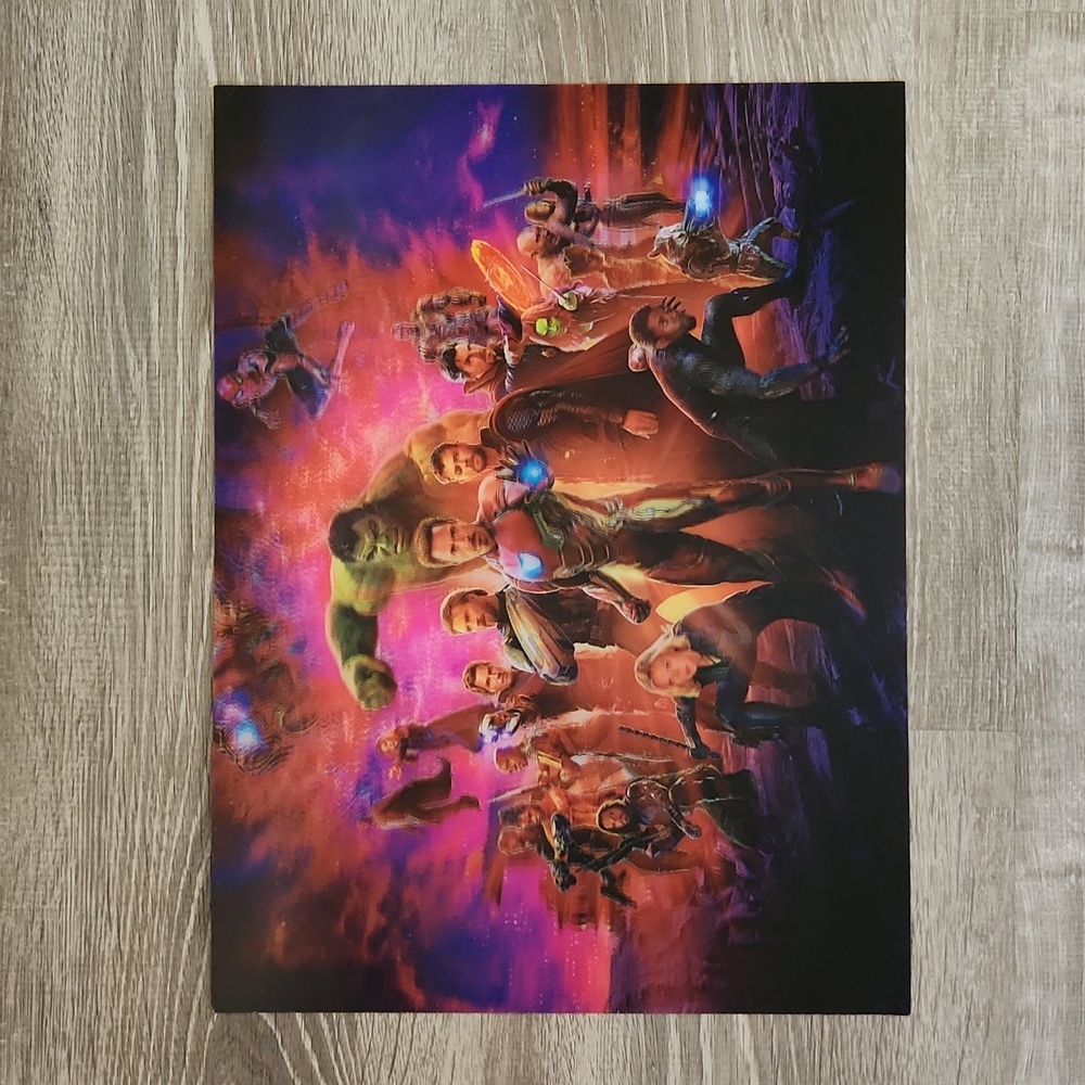 Marvel Avengers Infinity War 3D Holographic Poster